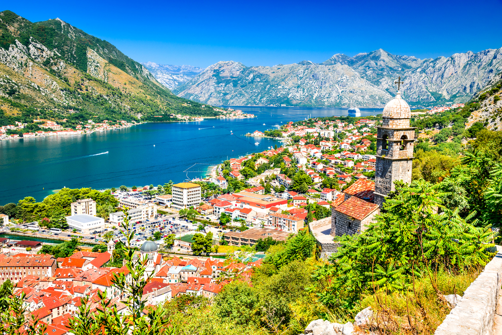 Kotor,,Montenegro.,Bay,Of,Kotor,Bay,Is,One,Of,The